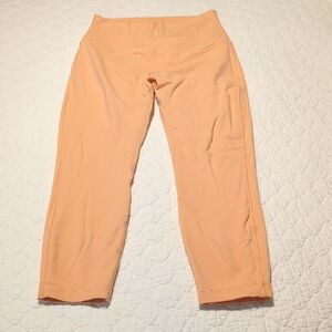 Lululemon Peach High-Waisted Leggings